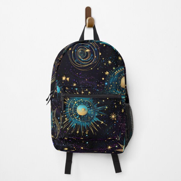 Item preview, glow planets in dark galaxy seamless designed and sold by Zwzc.