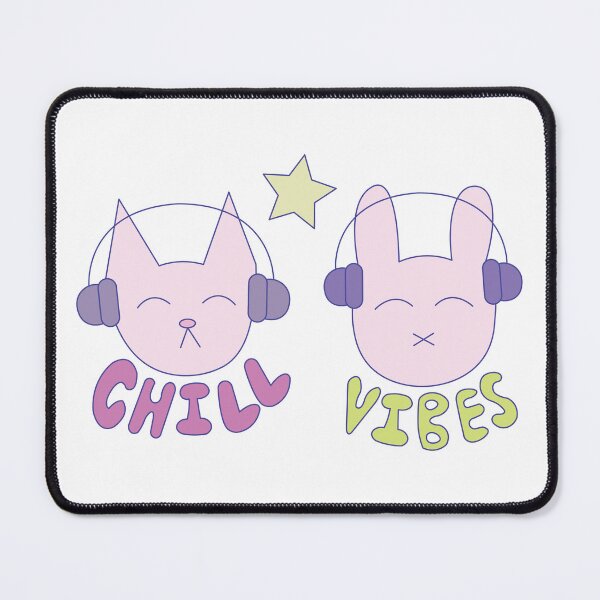 Item preview, Chill Vibes (BFF kitty and bunny) designed and sold by monkeybananas.
