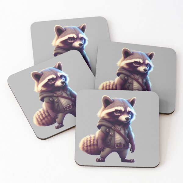 Item preview, Shadowy Raccoon Rogue designed and sold by positivVibesArt.