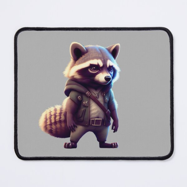 Item preview, Shadowy Raccoon Rogue designed and sold by positivVibesArt.