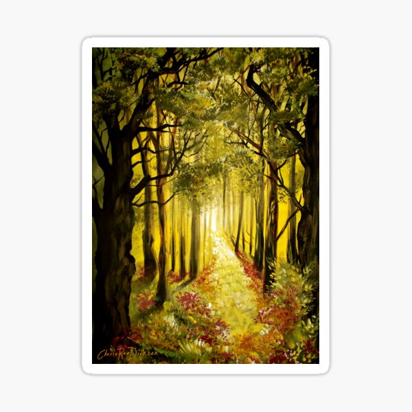 Path in the Forest Sticker