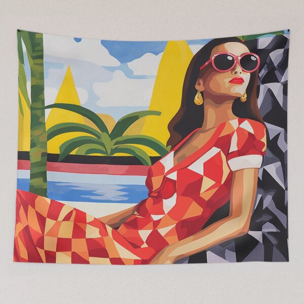 Item preview, Woman in Sunglasses: Costa Rica Summer in Style designed and sold by Lovegrass Prints.