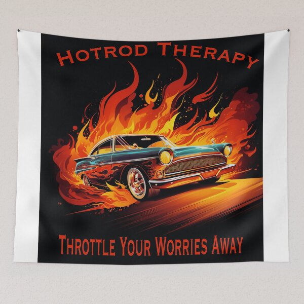 Item preview, Hotrod Therapy: Throttle Your Worries Away designed and sold by lg whittaker.