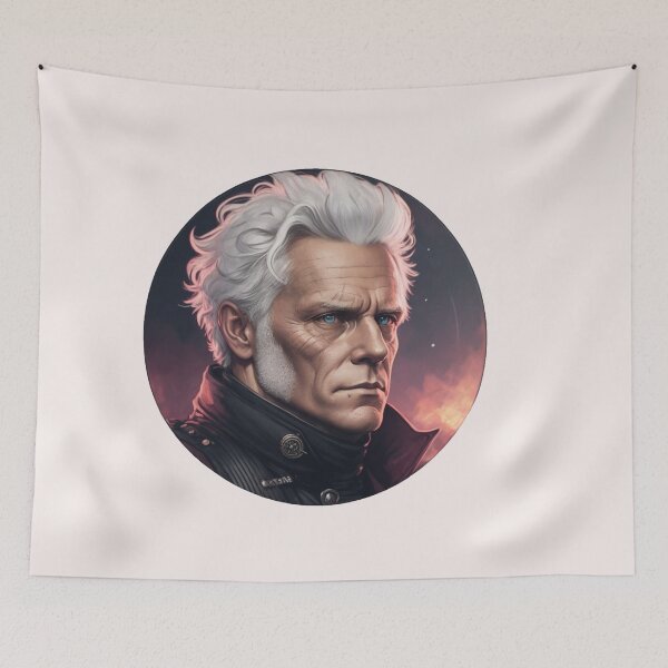 Item preview, Schopenhauer Design Vl Style Philosopher Arthur Schopenhauer Art Digital - AI Art designed and sold by StoicWarrior.