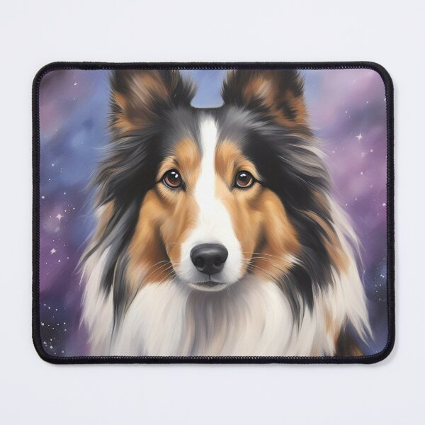 Item preview, collie cosmos painting  designed and sold by PetArt  ⭐⭐⭐⭐⭐.