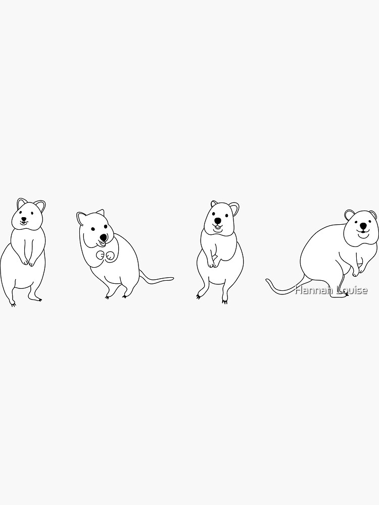 Quokka pegatinas de hannahlouise21