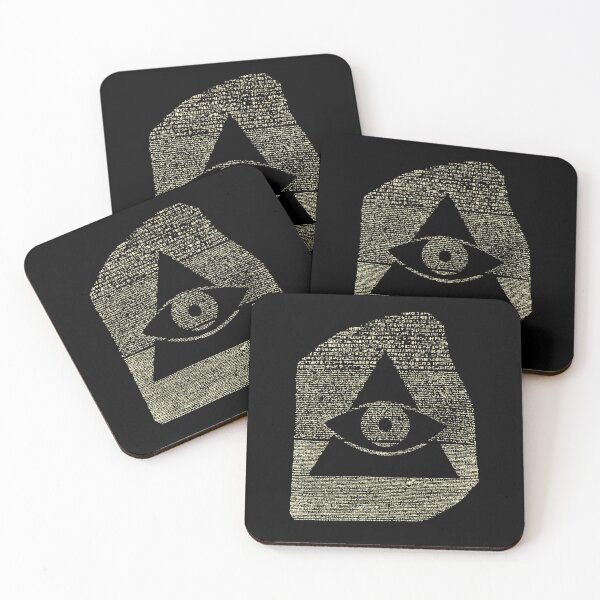 Item preview, Rosetta Stone One Eyed Pyramid Shape designed and sold by emhoteb.