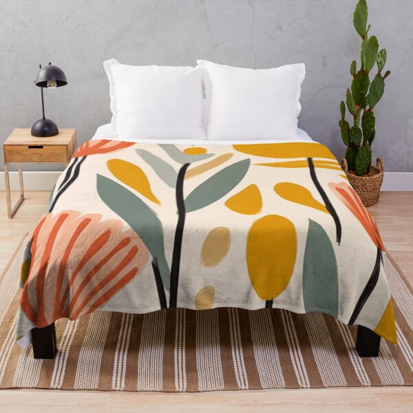 Item preview, Fall Floral: Matisse Inspired Mustard Botanical designed and sold by Lovegrass Prints.