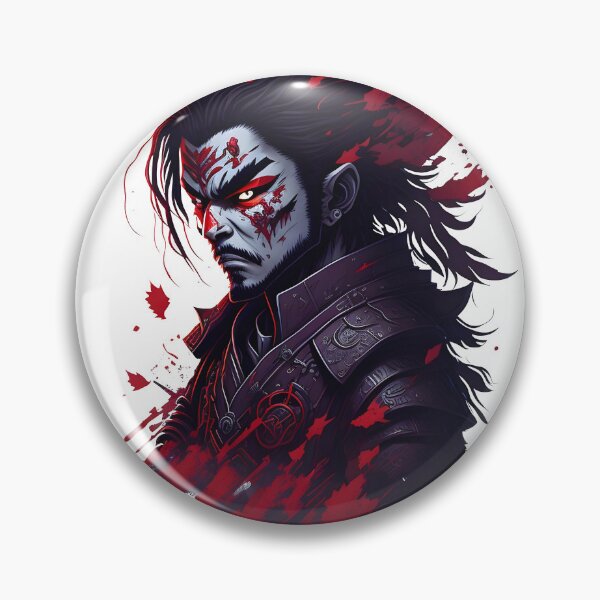 Item preview, Diseño de arte Samurai malvado designed and sold by BOETSHIRTS.
