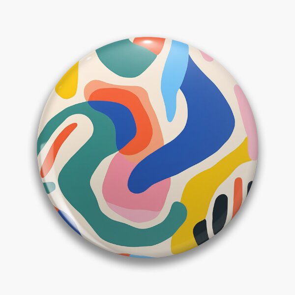 Item preview, Vibrant Energy Matisse-Inspired maximalist Pastel Spring designed and sold by Lovegrass Prints.