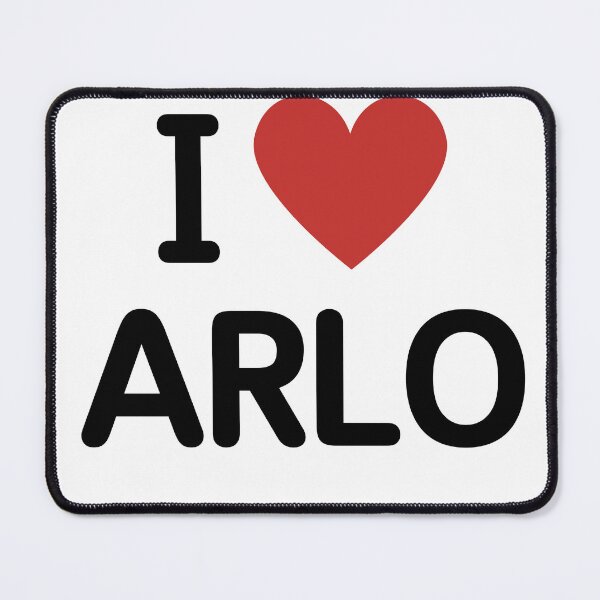 Item preview, I HEART ARLO - BLACK TEXT designed and sold by mughairs.