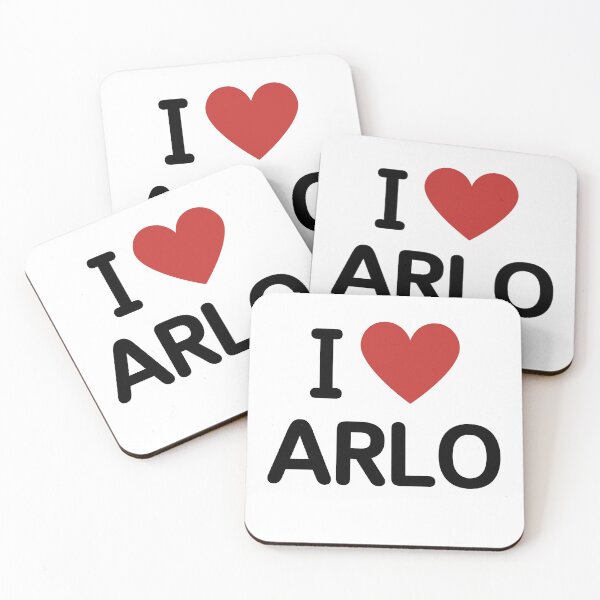 Item preview, I HEART ARLO - BLACK TEXT designed and sold by mughairs.