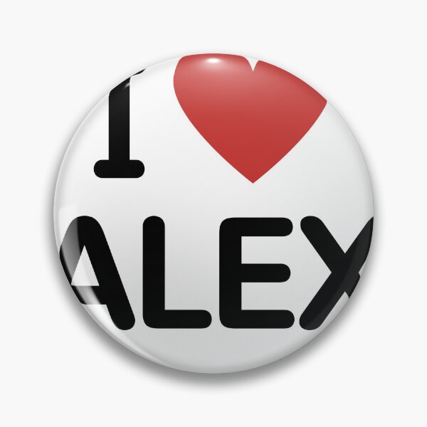 Item preview, I HEART ALEX - BLACK TEXT designed and sold by mughairs.