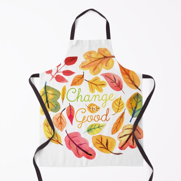 Item preview, Change is Good Watercolor Autumn Leaves designed and sold by vonplatypus.