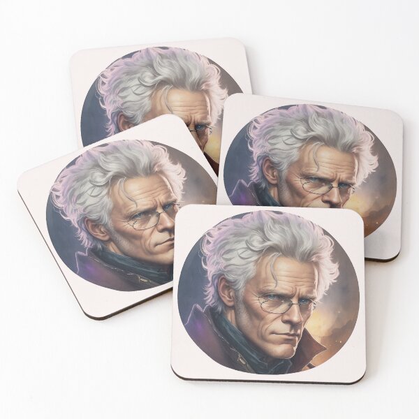 Item preview, Schopenhauer Design lX Style Philosopher Arthur Schopenhauer Art Digital - AI Art designed and sold by StoicWarrior.