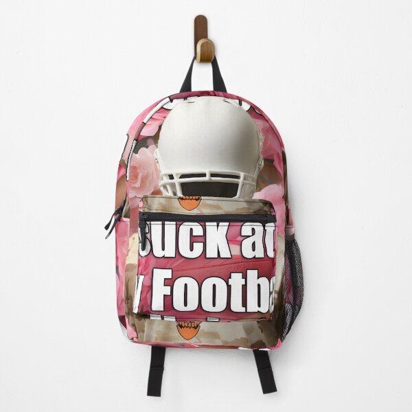 Item preview, I am no girly pinky-flowers Unicorn but I Suck at Fantasy Football—Football Kickoff Season is starting soon but I, in Autumn leaves pattern camo with a mean helmet, am still a loser. designed and sold by ignasirus.