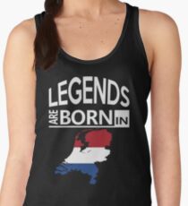 Legends born Netherlands Dutch Pride Birthday Women's Tank Top