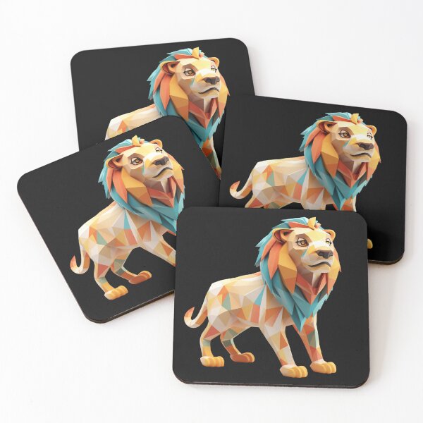 Item preview, Summer Retro Animal Lion 3D designed and sold by Bibby22.