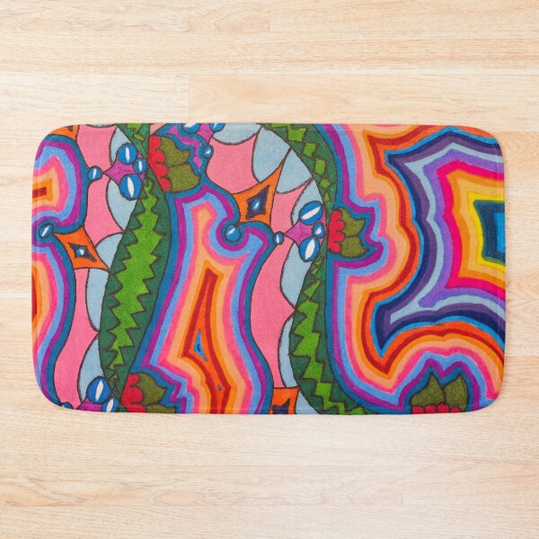 Item preview, Abstract Rainbow Thorn Vines designed and sold by artbyalette.