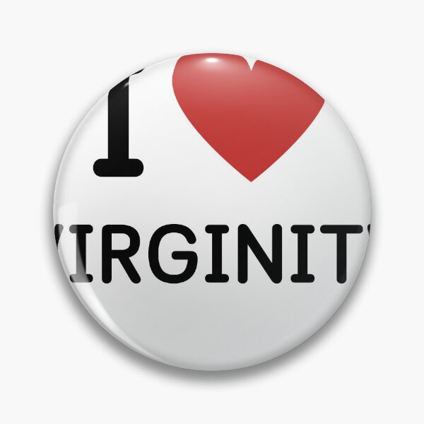 Item preview, I HEART VIRGINITY - BLACK TEXT designed and sold by mughairs.