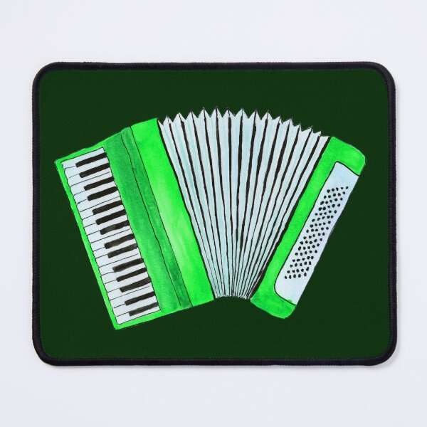 Item preview, Green Accordion designed and sold by JenPolegattoArt.