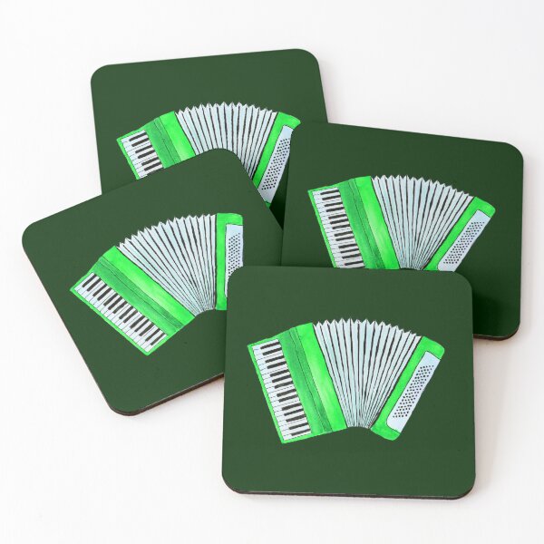Item preview, Green Accordion designed and sold by JenPolegattoArt.