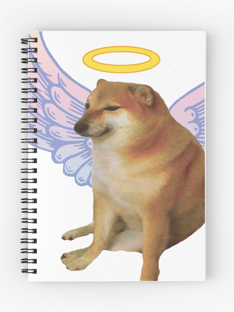 Thumbnail 1 of 3, Journal, Rest In Peace Cheems designed and sold by Petsthetic.