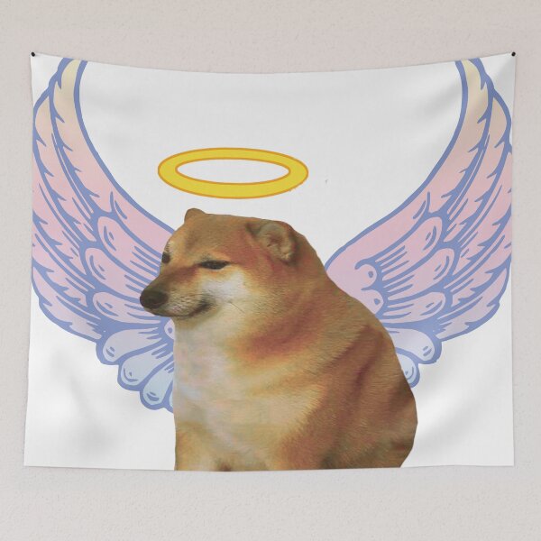 Item preview, Rest In Peace Cheems designed and sold by Petsthetic.