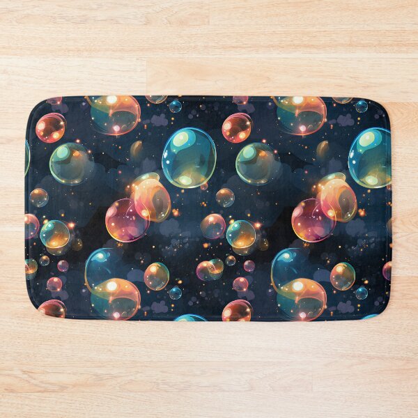 Item preview, colorful soap bubbles seamless  designed and sold by Zwzc.