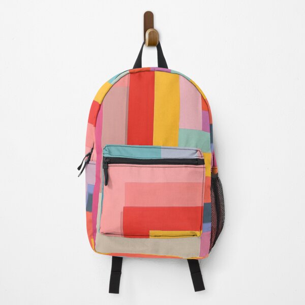Item preview, Overlapping Squares Color Block Maximalist Hot Pink design designed and sold by Lovegrass Prints.