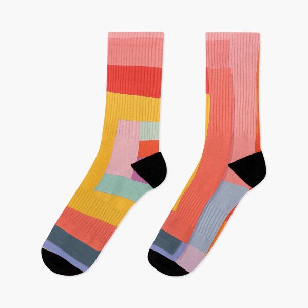 Item preview, Overlapping Squares Color Block Maximalist Hot Pink design designed and sold by Lovegrass Prints.