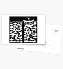 Funny Fishing T-Shirt Present Funny Postcards