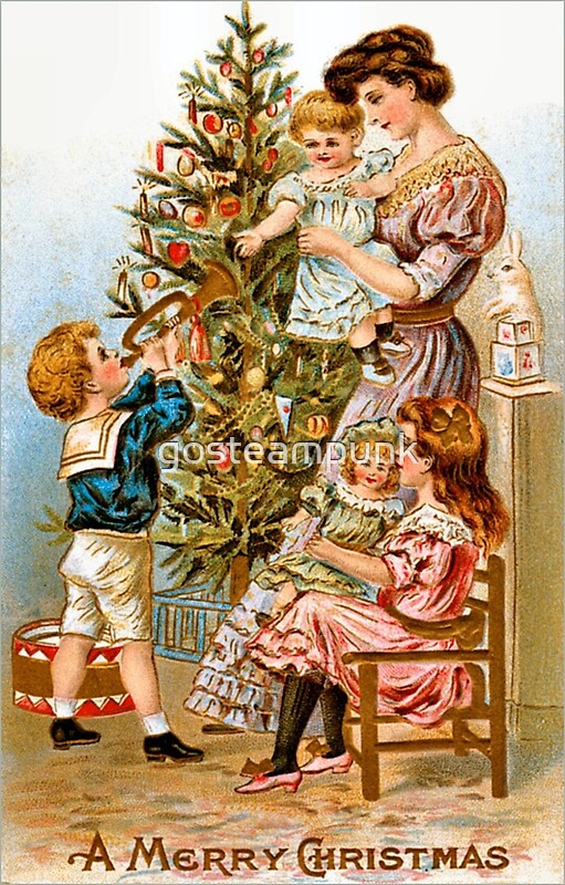 "Victorian Christmas" by gosteampunk  Redbubble