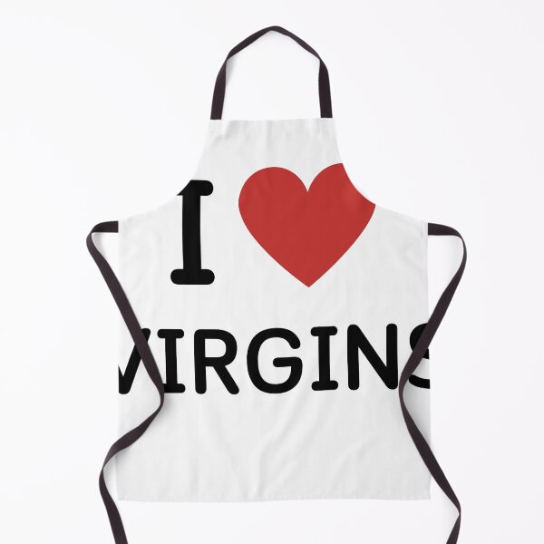 Item preview, I HEART VIRGINS - BLACK TEXT designed and sold by mughairs.