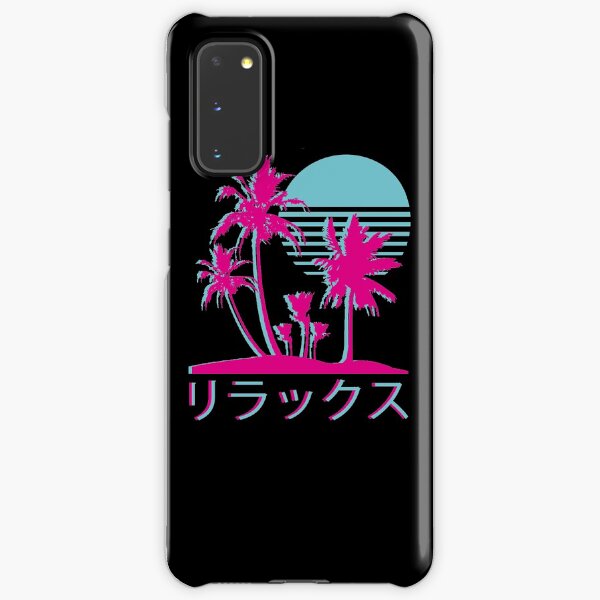 Vaporwave Aesthetic // Neon Palms Samsung Galaxy Snap Case