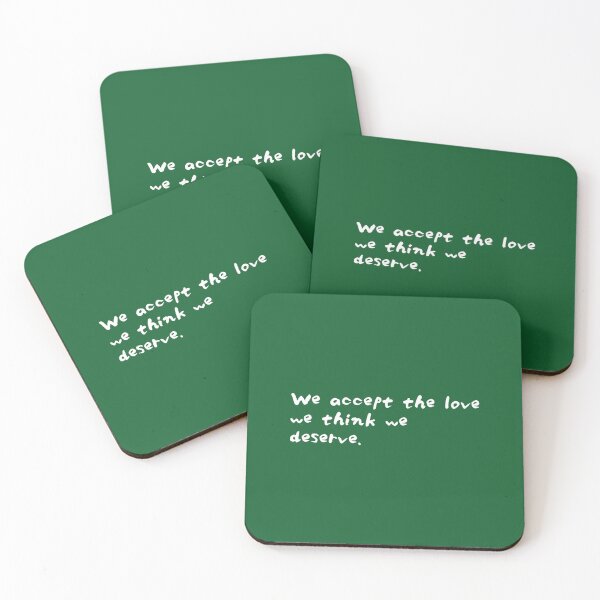 Item preview, Stephen Chbosky - The Perks of Being a Wallflower We accept the love we think we deserveT- designed and sold by CrewApparel567.