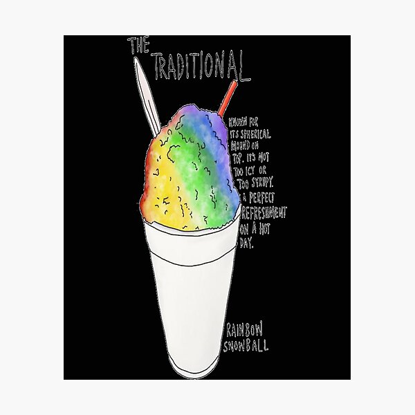 Item preview, Traditional Sno Ball  designed and sold by MissRasheedHam.