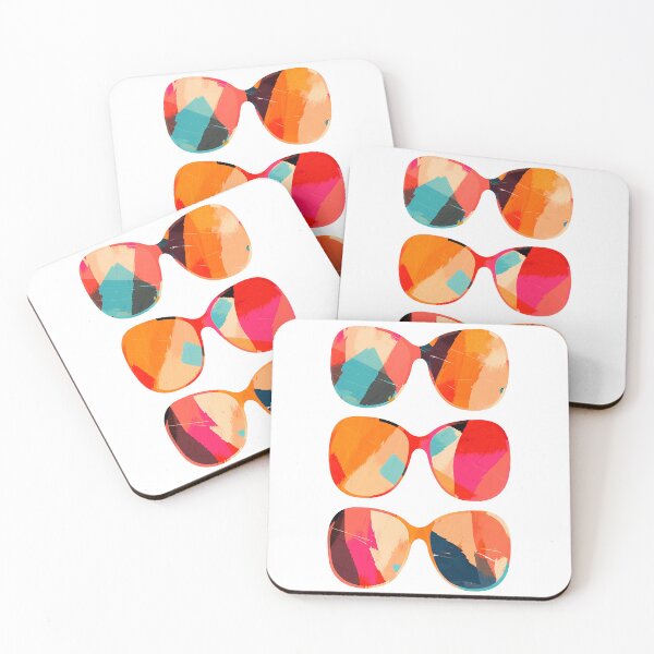 Item preview, Sunglasses Stack: Summer Days Beach Vibes designed and sold by Lovegrass Prints.