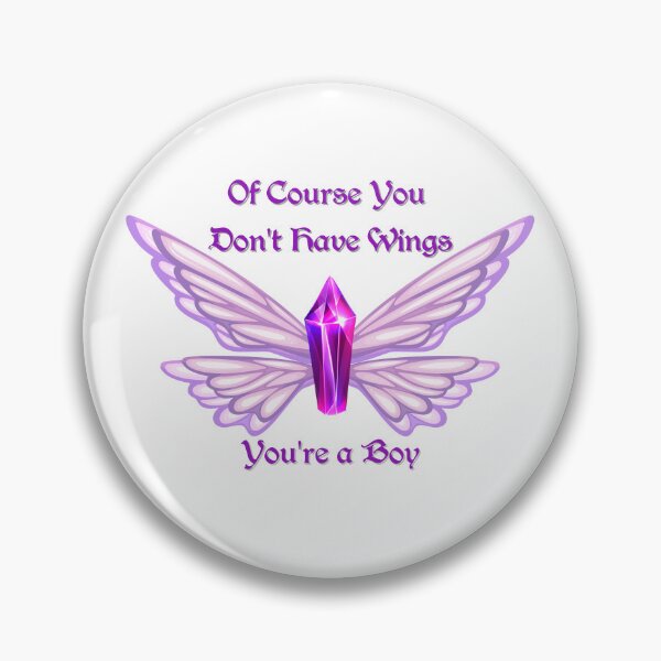 Item preview, Of Course You Don't Have Wings, You're a Boy! designed and sold by Dalena Designs.