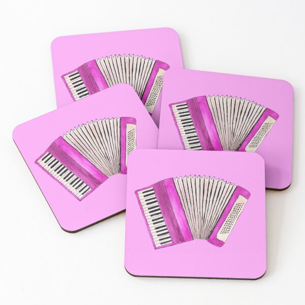 Item preview, Pink Accordion designed and sold by JenPolegattoArt.