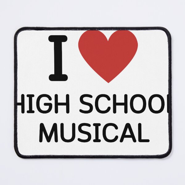 Item preview, I HEART HIGH SCHOOL MUSICAL - BLACK TEXT designed and sold by mughairs.
