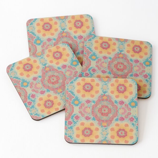Item preview, Vibrant Colorful Floral Retro Design: Captivating Nostalgia for Modern Spaces designed and sold by CyberCollective.