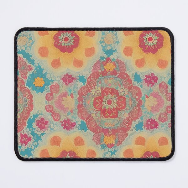 Item preview, Vibrant Colorful Floral Retro Design: Captivating Nostalgia for Modern Spaces designed and sold by CyberCollective.