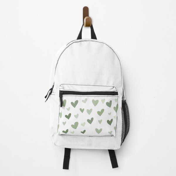 Item preview, sage green hearts sticker pack designed and sold by cccranch2011.
