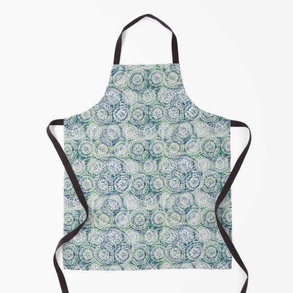 Artikelvorschau, Mandala Shibori weiß entworfen und verkauft von Alessandro Remo Mazzoni Remotextiles.