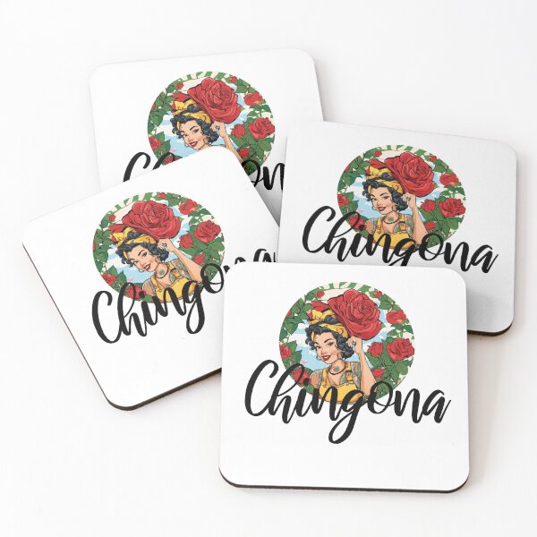 Item preview, Chingona Red Rose Floral Latina Strong Woman Mexican Saying designed and sold by gillys.