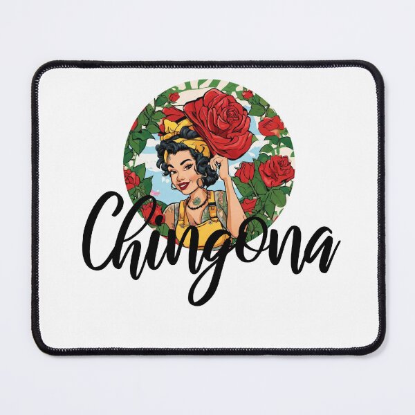 Item preview, Chingona Red Rose Floral Latina Strong Woman Mexican Saying designed and sold by gillys.