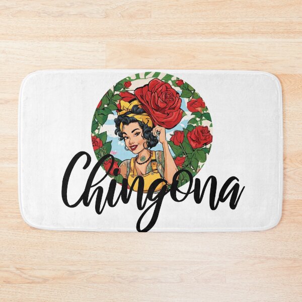 Item preview, Chingona Red Rose Floral Latina Strong Woman Mexican Saying designed and sold by gillys.