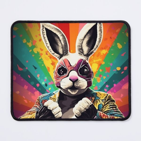 Item preview, This Rabbit is Ready to Rumble designed and sold by kelliekreiser.