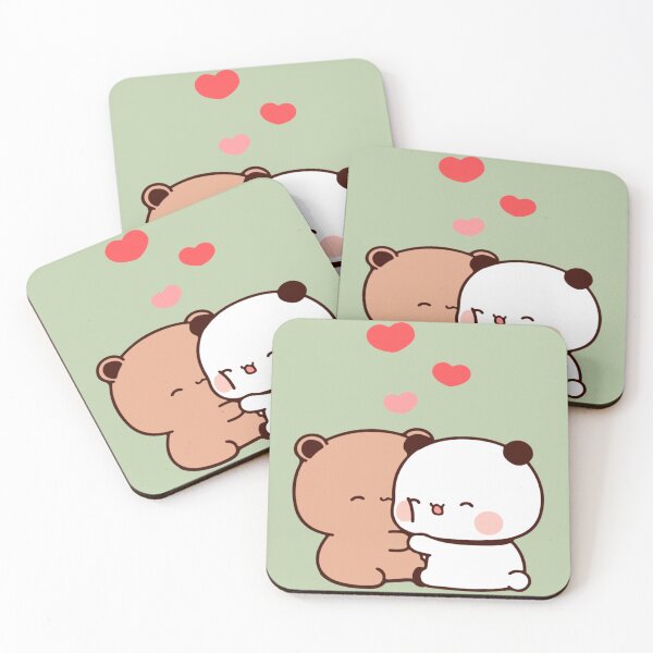 Item preview, panda bear bubu and dudu hugs love designed and sold by JaidanFortier.